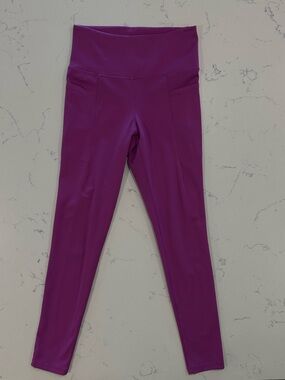 Danskin High Rise Ankle Leggings Purple Size Small